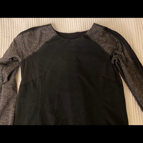 Lulu Lemon Fleece Reflective Long Sleeve Shirt - Picture 3 of 4